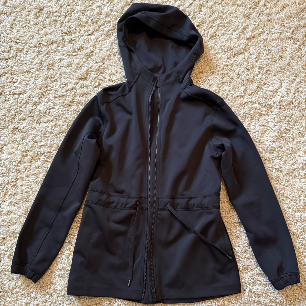 Lululemon Black Jacket Drawstring Cinch Waist - image 1